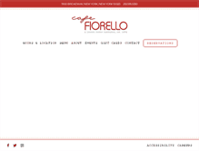 Tablet Screenshot of cafefiorello.com